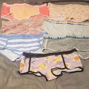 PINK boyshorts panties